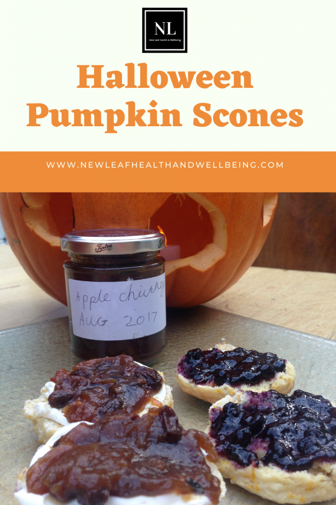 halloween pumpkin scones pin