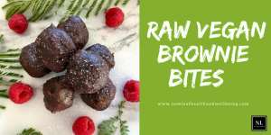 raw vegan brownie bites