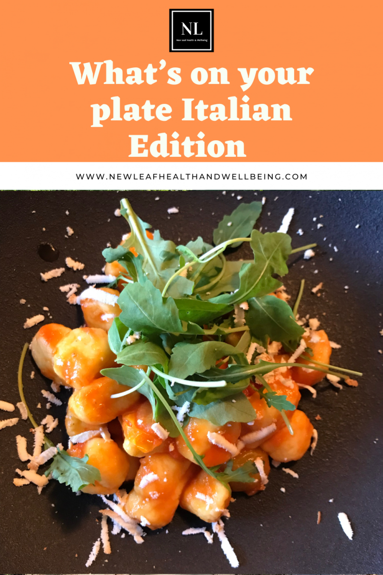 What’s on your plate Italian edition
