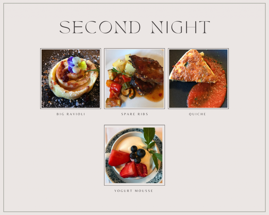 Second night food photos