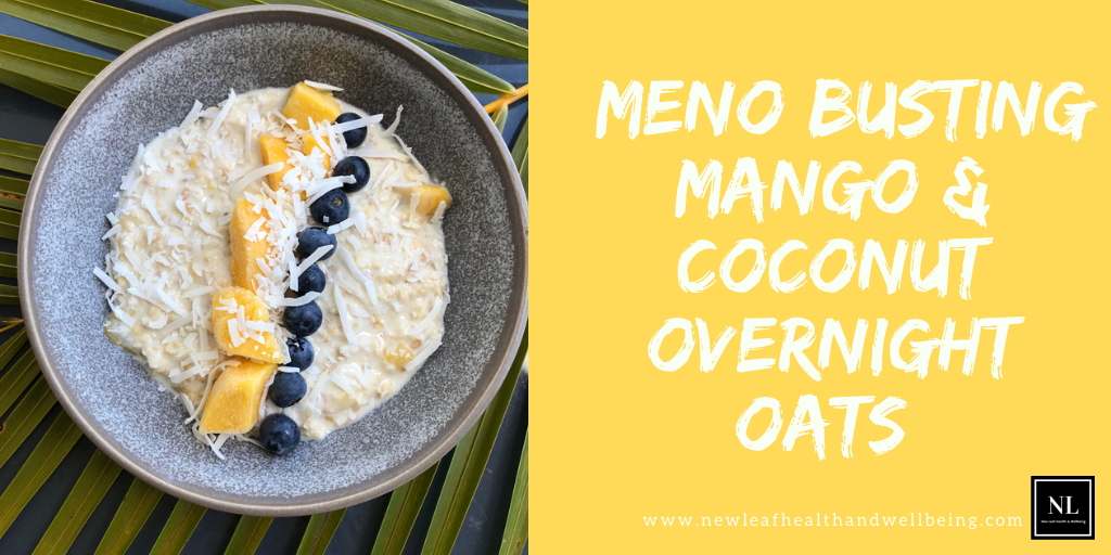 Mango and coconut overnight oats