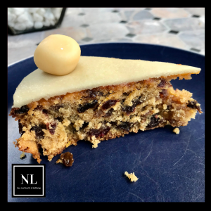 Easter Simnel Cake slice