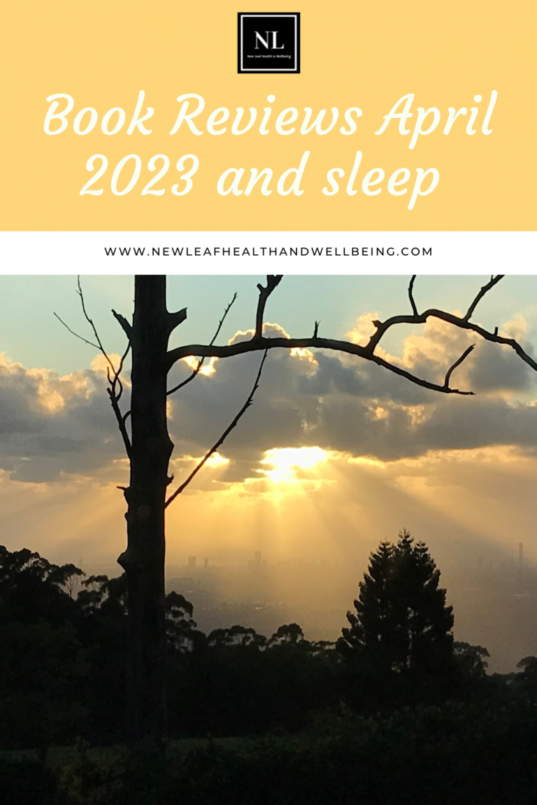 Book reviews April 2023 and sleep