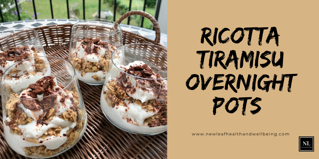 ricotta tiramisu overnight pots