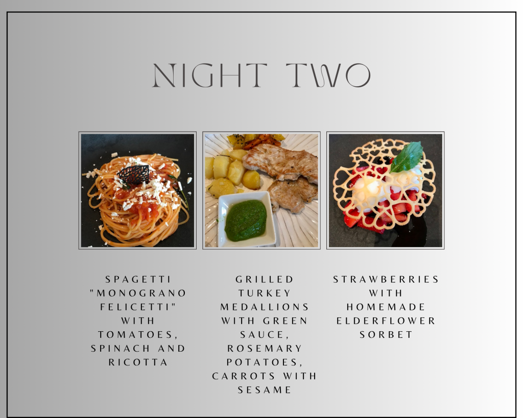 Night two eat like an italian