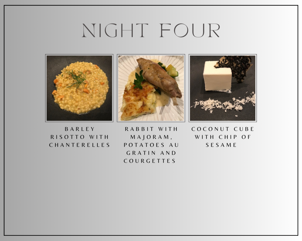 Night four eat like an Italian