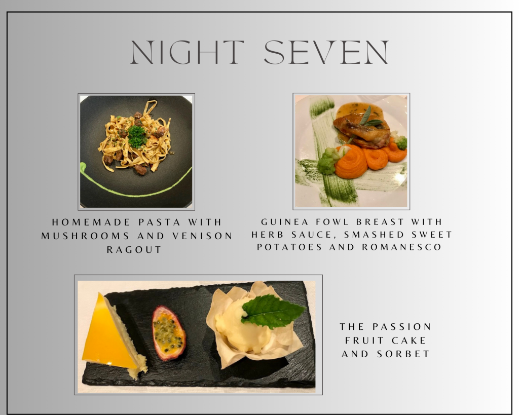 Night seven eat like an Italian