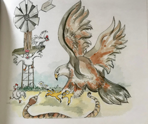 book illustration Goldie the Unchicken