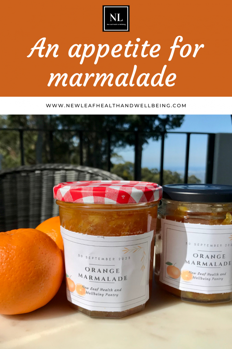 an appetite for marmalade